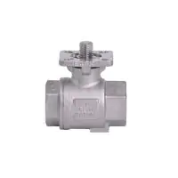 2 Piece Direct Mount Stainless Steel Ball Valve - 1