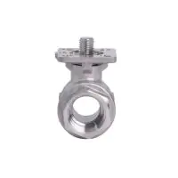 2 Piece Direct Mount Stainless Steel Ball Valve - 2