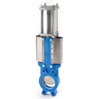 Zubi Cast Iron Actuated Knife Gate Valve - 1