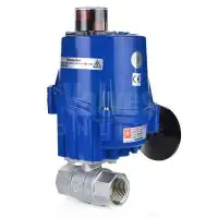 Electric Actuated Screwed 2 Way Brass Ball Valve - WRAS Approved - 3