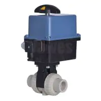 Electric Actuated Extreme PP-H Ball Valve - 0