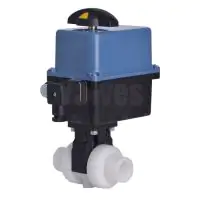 Electric Actuated Extreme PVDF Ball Valve - 0