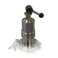 Inoxpa 74700 Hygienic Overflow Relief Valve with Lever Top - 0