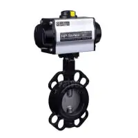 Pneumatic Actuated Economy Wafer Pattern Butterfly Valve - 0