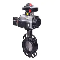 Pneumatic Actuated Economy Wafer Pattern Butterfly Valve - 3