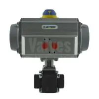 Pneumatic Actuated Starline Carbon Steel Full Bore Ball Valve - 1