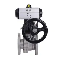 Pneumatically Actuated Stainless Steel PN16 Ball Valve - 3