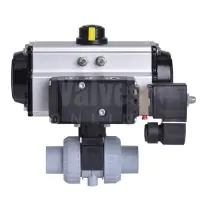 Extreme Pneumatic Actuated Ball Valve ABS Body - 3