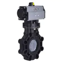 Pneumatic Actuated Extreme Butterfly Valve ABS Disc - 0
