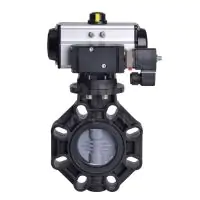 Pneumatic Actuated Extreme Butterfly Valve ABS Disc - 1