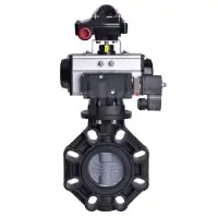 Pneumatic Actuated Extreme Butterfly Valve ABS Disc - 2