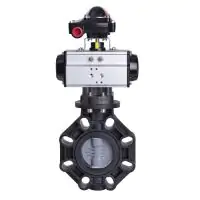 Pneumatic Actuated Extreme Butterfly Valve ABS Disc - 3