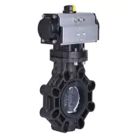 Pneumatic Actuated Extreme Butterfly Valve PVC-U Disc - 0