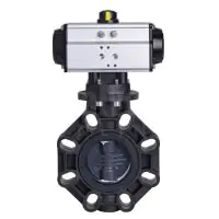 Pneumatic Actuated Extreme Butterfly Valve PVC-U Disc - 4