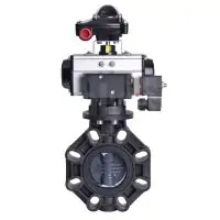 Pneumatic Actuated Extreme Butterfly Valve PVC-U Disc - 2