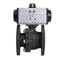 Pneumatically Actuated Carbon Steel PN16 Ball Valve - 1