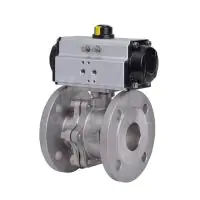 Pneumatically Actuated Stainless Steel ANSI150 Ball Valve - 0