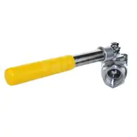 2 Piece Stainless Steel Ball Valve - Spring Lever - 1