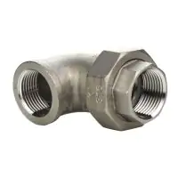 BSP Stainless Steel PTFE Union Elbow - 0