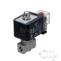 Stainless Steel Solenoid Valve 0 Bar Rated Direct Acting 1/4" to 1/2" - 0