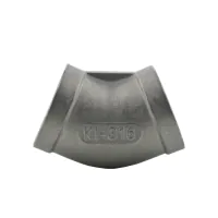 BSP Stainless Steel Female / Female 45° Elbow - 2