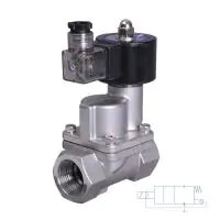 Stainless Steel Solenoid Valve 0.2-10 Bar Rated Steam Servo Assisted 1/2" - 2" - 0
