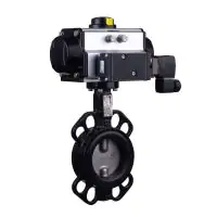 Pneumatic Actuated Butterfly Valve Wafer Pattern - 1
