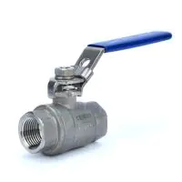 2 Piece Stainless Steel Economy Ball Valve - BSPP - 0