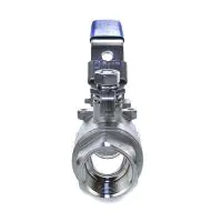 2 Piece Stainless Steel Economy BSPP Ball Valve - WRAS - 1