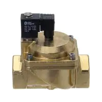 Brass Solenoid Valve Servo Assisted 3/8" to 3" - 1