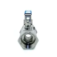 1 Piece Stainless Steel Economy Ball Valve - 1