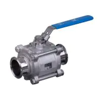 Mars Ball Valve Series 50SN 3 Piece Hygienic Manual Only Tri-Clamp - 1