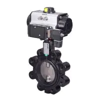 Economy Pneumatic Actuated Butterfly Valve Lugged PN16 - 1