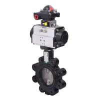 Economy Pneumatic Actuated Butterfly Valve Lugged PN16 - 2