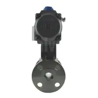 Pneumatic Actuated PEKOS Stainless Steel Reduced bore ANSI 150 Ball Valve - 2