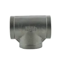 NPT Stainless Steel Equal Tee - 1
