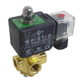 Brass Solenoid Valve 1-100 Bar Rated High Pressure 1/8" - 3/8"