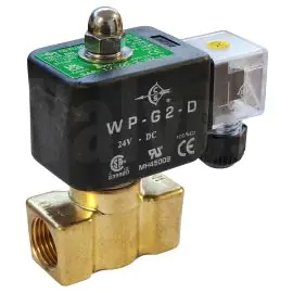Brass Solenoid Valve 1-100 Bar Rated High Pressure 1/8" - 3/8"