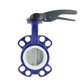 Ductile Iron Wafer Butterfly Valve - PTFE Liner