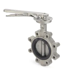 Economy PN16 Lugged Stainless Steel Butterfly Valve - EPDM Liner