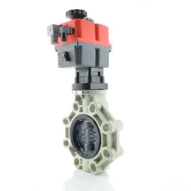Electric Actuated Cepex Industrial Butterfly Valve with J+J Actuator