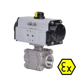 Explosion Proof Pneumatic Actuated Stainless Steel FSAS Ball Valve