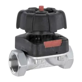 GEMU 671 Diaphragm Valve Stainless Steel Screwed BSP 