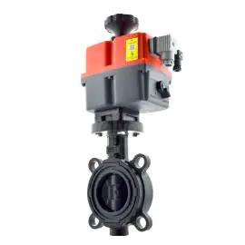 J+J Electric Actuated PVC Butterfly Valve