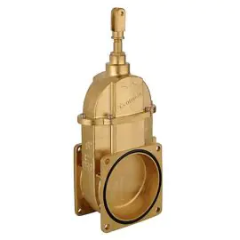 Large Capacity Brass Vacuum Tanker Gate Valve 