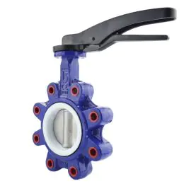 Ductile Iron Lugged Butterfly Valve - PTFE Liner