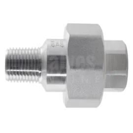 NPT Conical Seat Union Male/Female 3000LB 316 Stainless Steel Fitting