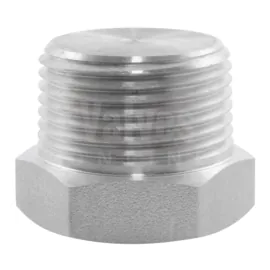 NPT Hexagon Head Plug 6000LB 316 Stainless Steel Fitting