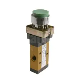 Pneumax Series 228 Raised Push Button Pneumatic Valve 3/2