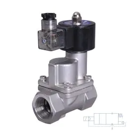 Stainless Steel Solenoid Valve 0.2-10 Bar Rated Steam Servo Assisted 1/2" - 2"